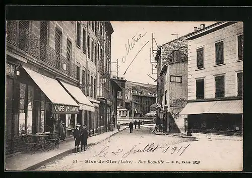AK Rive-de-Gier, Rue Roquille