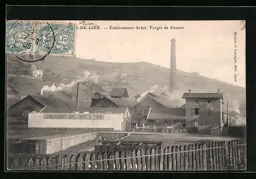 AK Rive-de-Gier, Établissement Arbel, Forges de Couzon
