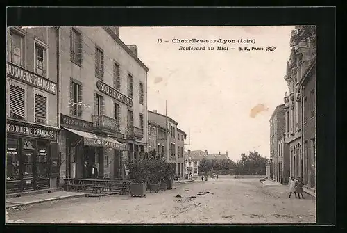 AK Chazelles-sur-Lyon, Boulevard du Midi