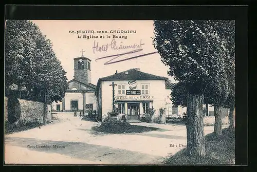 AK St-Nizier-sous-Charlieu, l'Eglise et le Bourg