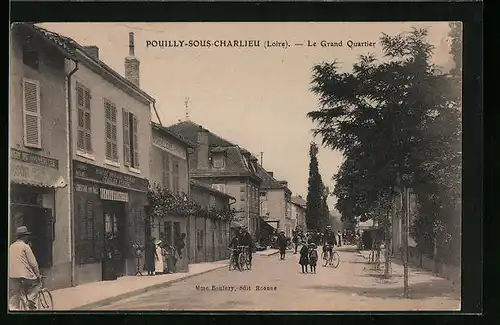AK Pouilly-sous-Charlieu, le Grand Quartier