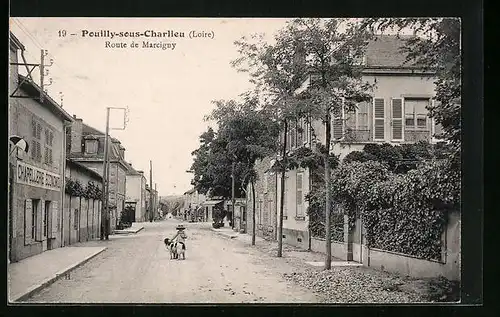 AK Pouilly-sous-Charlieu, Route de Marcigny