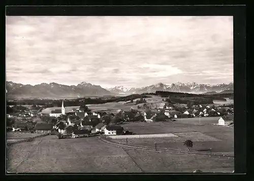 AK Burggen /Obb., Teilansicht mit Kirche