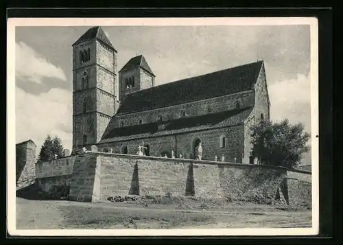 AK Altenstadt bei Schongau, Die romanische Basilika