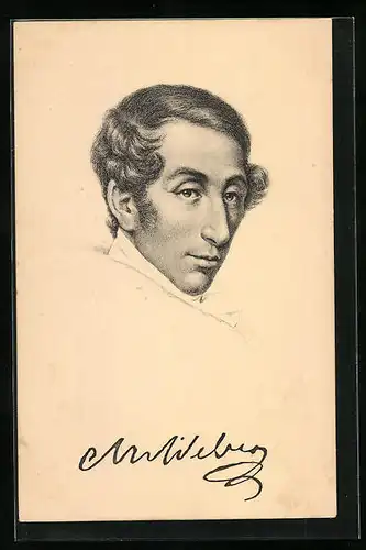 AK Carl Maria von Weber, Komponist, 1786-1826
