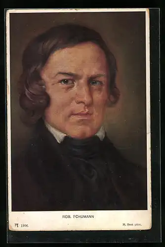 AK Portrait von Robert Schumann, Komponist