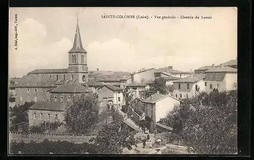 AK Sainte-Colombre, Vue générale, Chemin du Lavoir