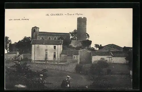 AK Chambles, Tour et l'Église