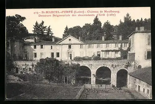 AK St-Marcel-d'Urfé, Chateau de Neufbourg, Demeure Seigneuriale des descendants d'Urfé