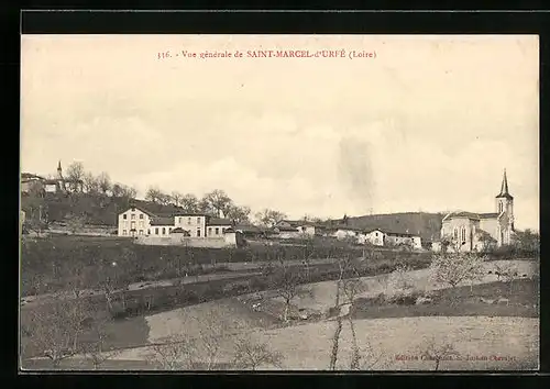 AK Saint-Marcel-d'Urfé, Vue générale