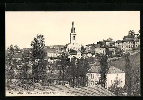 AK Saint-Victor-sur-Rhins, Vue générale
