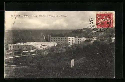 AK St-Pierre-de-Boeuf, l'Usine de Tissage et le Village