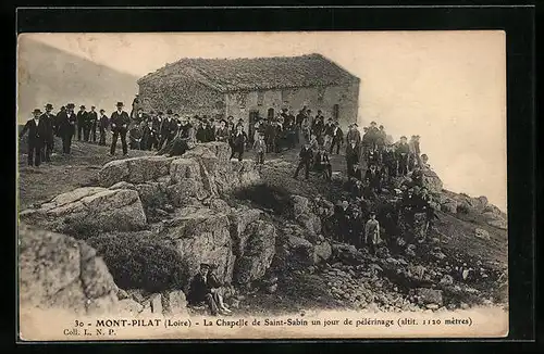 AK Mont-Pilat, la Chapelle de Saint-Sabin un jour de pélérinage