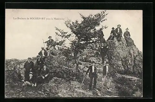 AK Rochefort, les Rochers près la Madeleine
