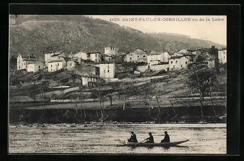 AK Saint-Paul-en-Cornillon, vu de la Loire