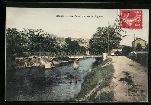 AK Boen, la Passerelle sur le Lignon