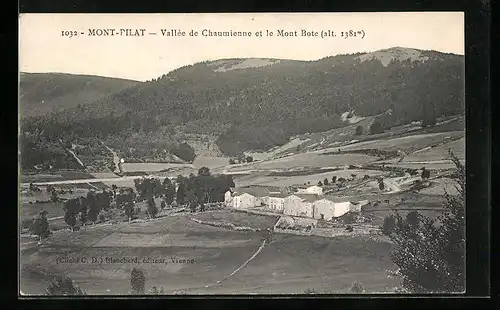 AK Mont-Pilat, Vallée de Chaumienne et le Mont Bote