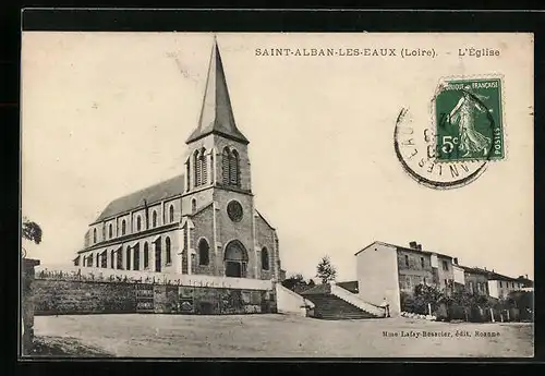 AK Saint-Alban-les-Eaux, l'Église