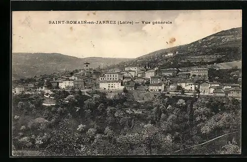 AK Saint-Romain-en-Jarrez, Vue générale