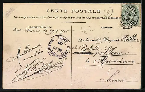 AK Rochetaillée, Route de Barrage