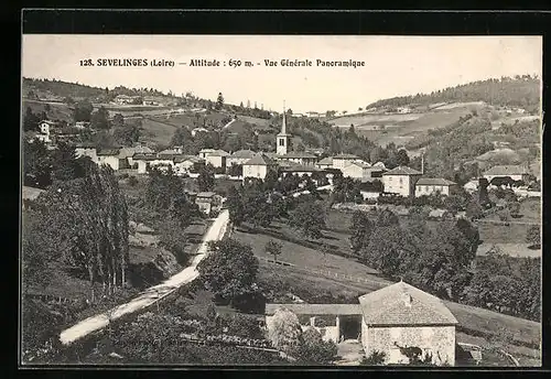AK Sevelinges, Vue Générale Panoramique