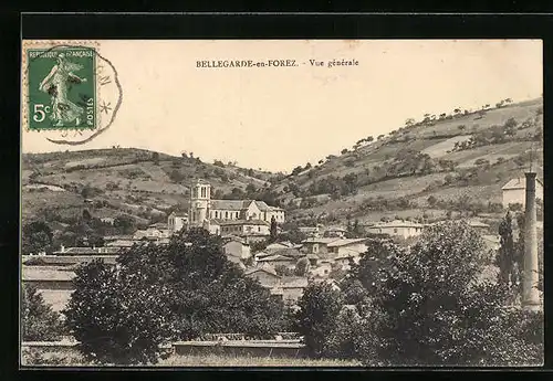 AK Bellegarde-en-Forez, Vue générale