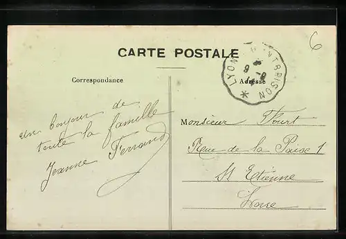 AK Bellegarde-en-Forez, Vue générale