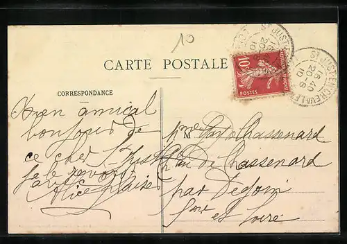 AK Saint-Just-en-Chevalet, Vue générale