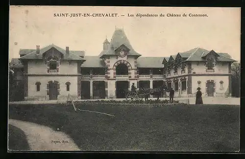 AK Saint-Just-en-Chevalet, les dépendances du Chateau de Contenson