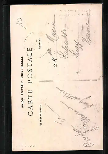 AK Saint-Priest-en-Jarrez, l'Église et la Croix de Mission