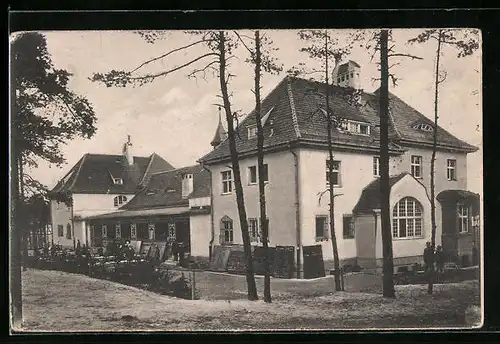 AK Grafenwöhr, Truppenübugnsplatz, Rückansicht des Offiziers-Kasino