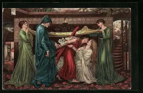 AK Dantes Traum, Dante Gabriel Rossetti