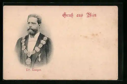 AK Bürgermeister Carl Lueger in Uniform