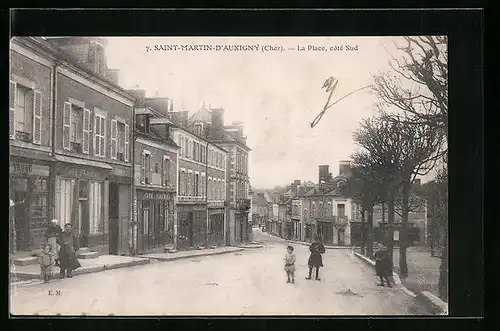 AK Saint-Martin-d`Auxigny, La Place, Côté Sud