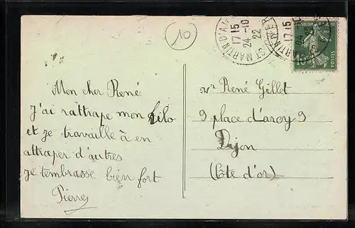 AK St-Martin-d`Auxigny, Rue Principale et la Place