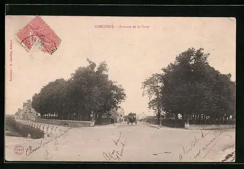 AK Sancoins, Avenue de la Gare