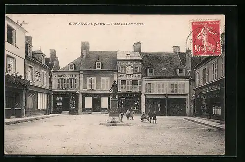 AK Sancoins, Place du Commerce