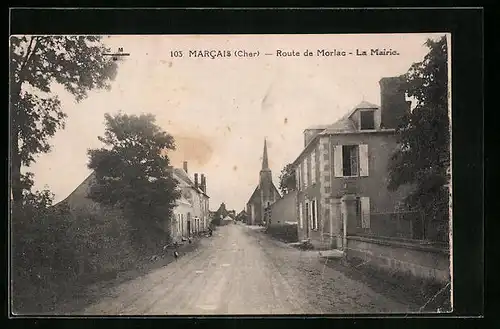 AK Marcais, Route de Morlac, La Mairie