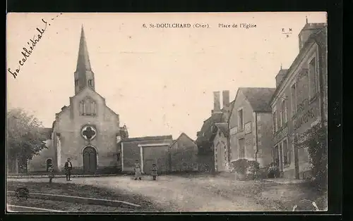 AK St-Doulchard, Place de l`Eglise