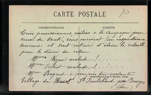 AK St-Doulchard, Place de l`Eglise