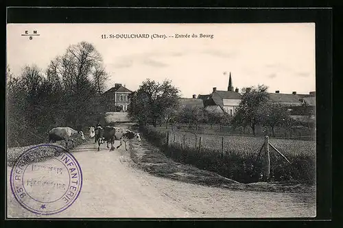 AK St-Doulchard, Entrée du Bourg