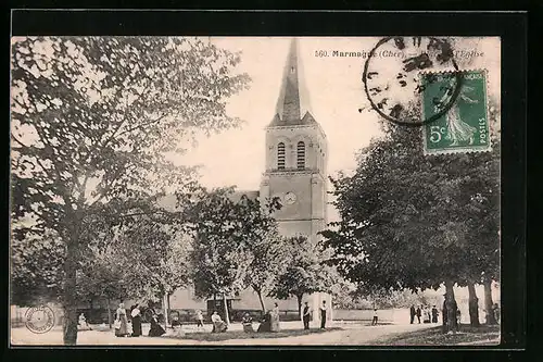AK Marmagne, Place de l`Eglise