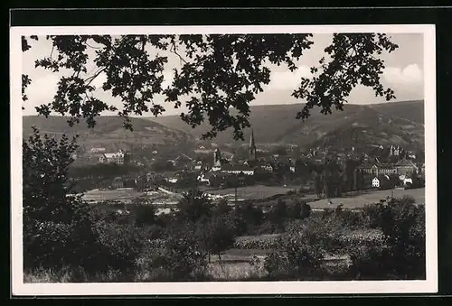 AK Lohr / Main, Panoramablick vom Buchberg aus