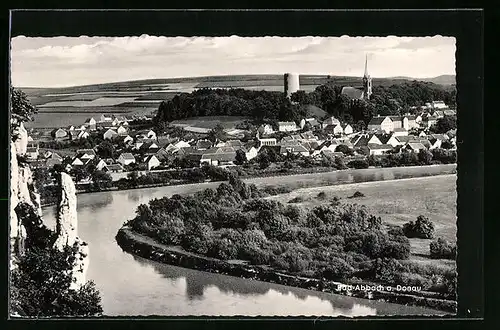 AK Bad Abbach / Donau, Totale aus der Vogelschau