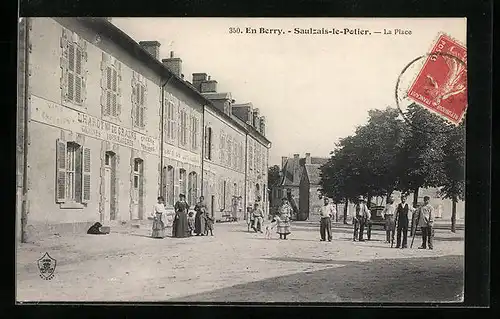 AK Saulzais-le-Potier, la Place