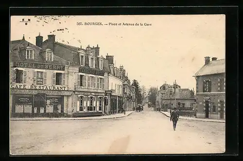 AK Bourges, Place et Avenue de la Gare