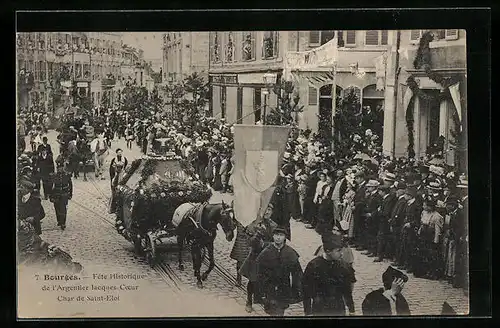 AK Bourges, Fête Historique de l`Argentier Jacques-Coeur, Char de Saint Eloi