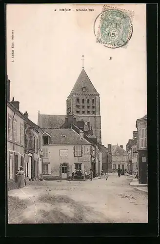 AK Chécy, Grande rue, Strassenpartie