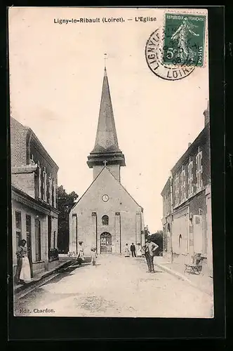 AK Ligny-le-Ribault, L`Eglise