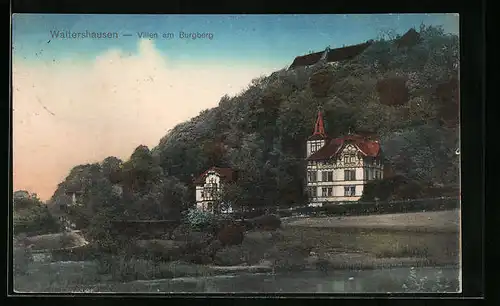 AK Waltershausen, Villen am Burgberg